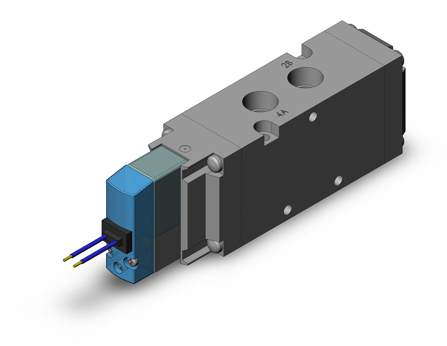 VF5120-5G1-02 Pilot Operated 5 Port Solenoid Valve