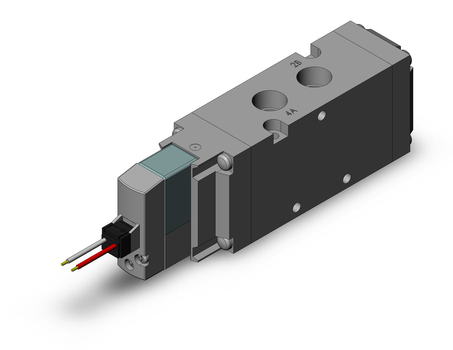 VF5120-5L1-02 Pilot Operated 5 Port Solenoid Valve