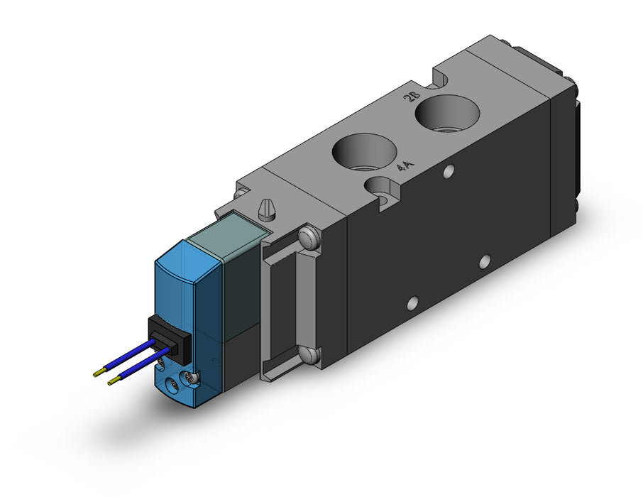 VF5120-6GE1-03T Pilot Operated 5 Port Solenoid Valve