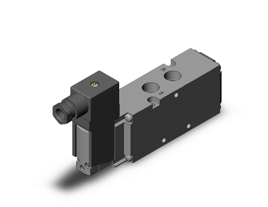 VF5120K-3TE1-02N Pilot Operated 5 Port Solenoid Valve