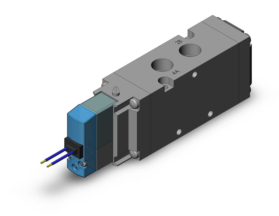 VF5123K-6GE1-02T Pilot Operated 5 Port Solenoid Valve