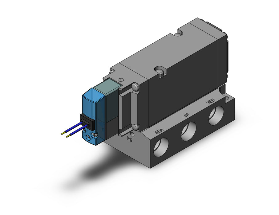 VF5144-1G1-03 Pilot Operated 5 Port Solenoid Valve