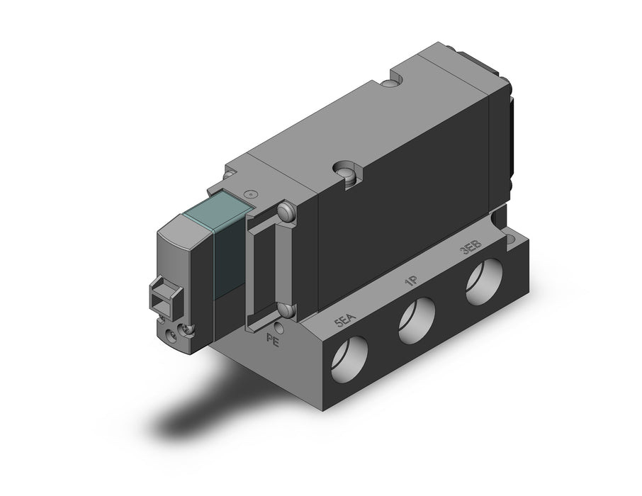 VF5144-5LOZ1-03 Pilot Operated 5 Port Solenoid Valve