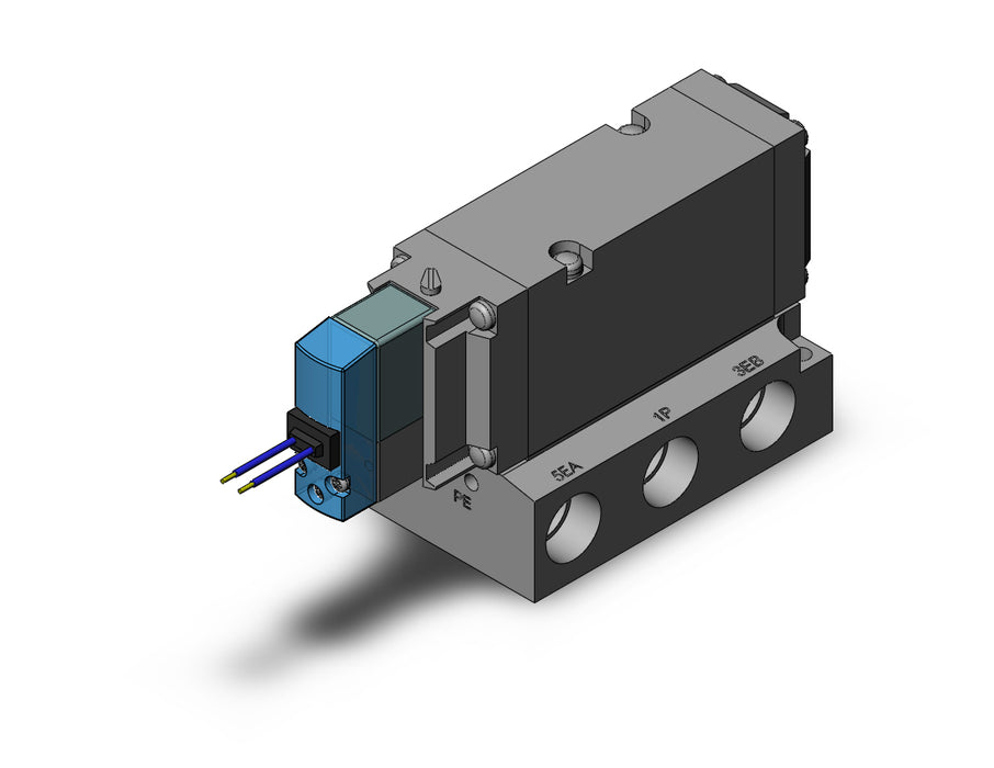 VF5144-6HE1-03T Pilot Operated 5 Port Solenoid Valve
