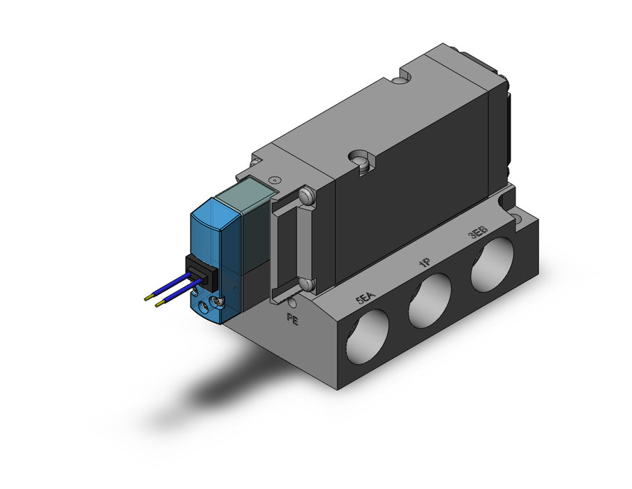 VF5144K-5GZ1-04N Pilot Operated 5 Port Solenoid Valve