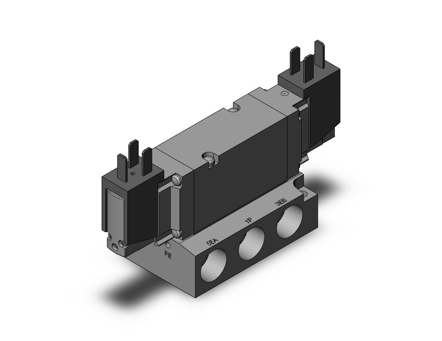 VF5244-5DO1-04T Pilot Operated 5 Port Solenoid Valve