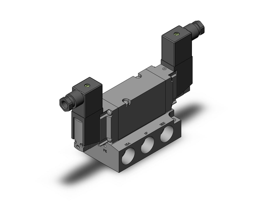 VF5244-5DSD1-04N Pilot Operated 5 Port Solenoid Valve