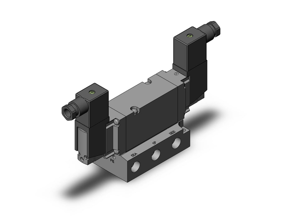 VF5244-5DZ1-02 Pilot Operated 5 Port Solenoid Valve
