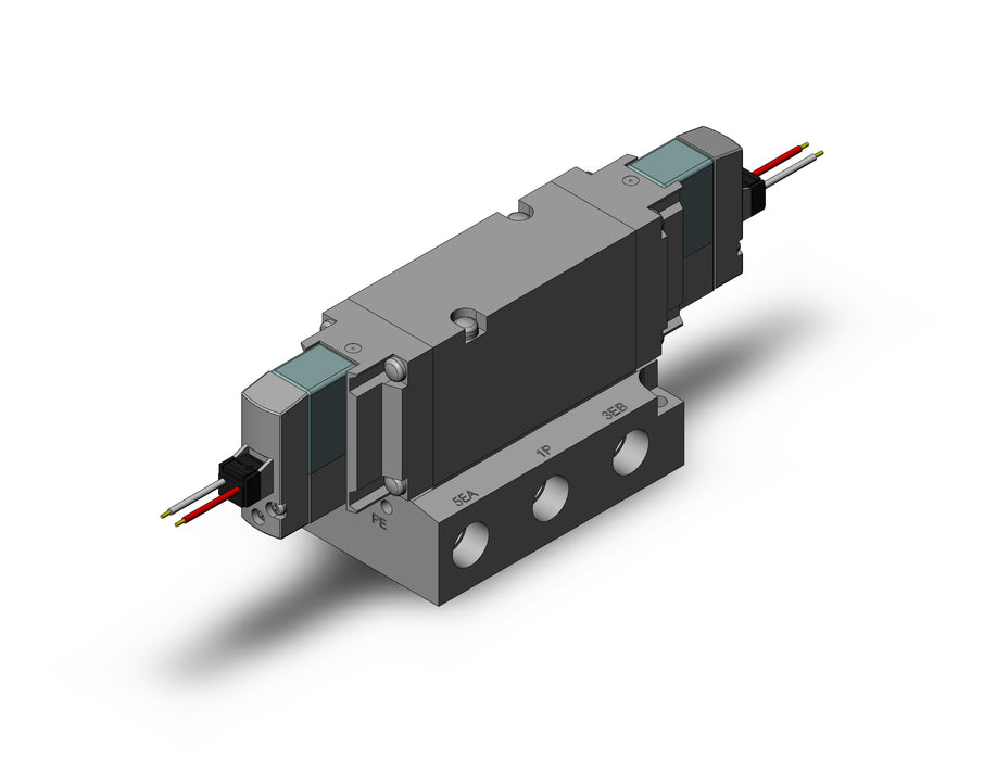 VF5244-5L1-02N Pilot Operated 5 Port Solenoid Valve