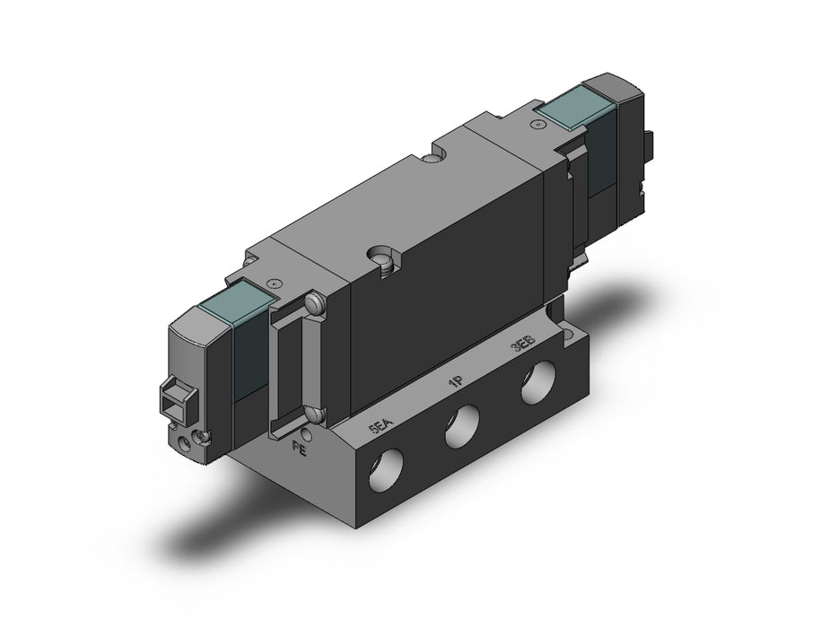 VF5244-5LOZ1-02N Pilot Operated 5 Port Solenoid Valve