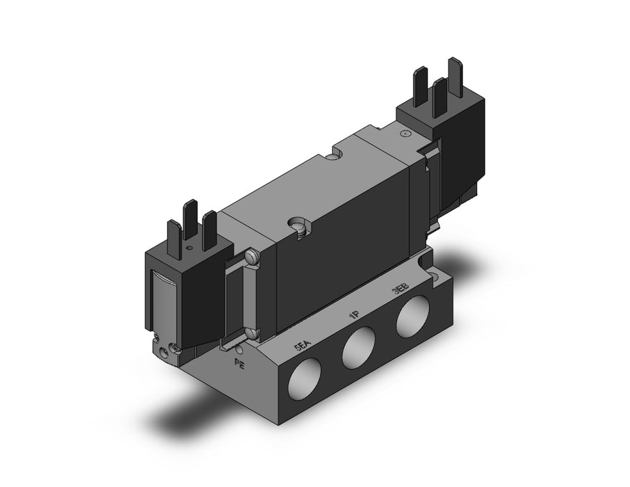 VF5244-5YO1-04F Pilot Operated 5 Port Solenoid Valve
