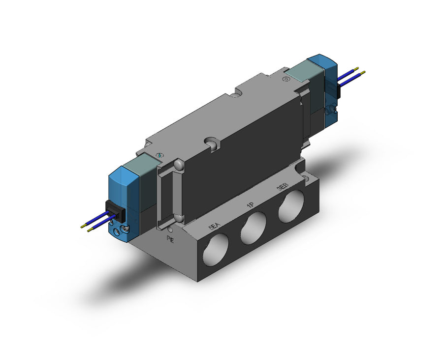 VF5244KT-5GZD1-04N Pilot Operated 5 Port Solenoid Valve