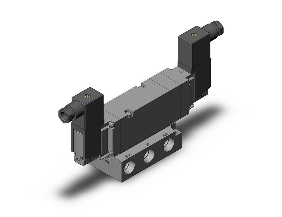 VF5344-3DZ1-03 Pilot Operated 5 Port Solenoid Valve
