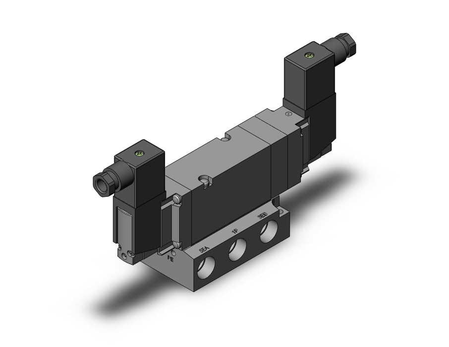 VF5344-5DZ1-03N Pilot Operated 5 Port Solenoid Valve