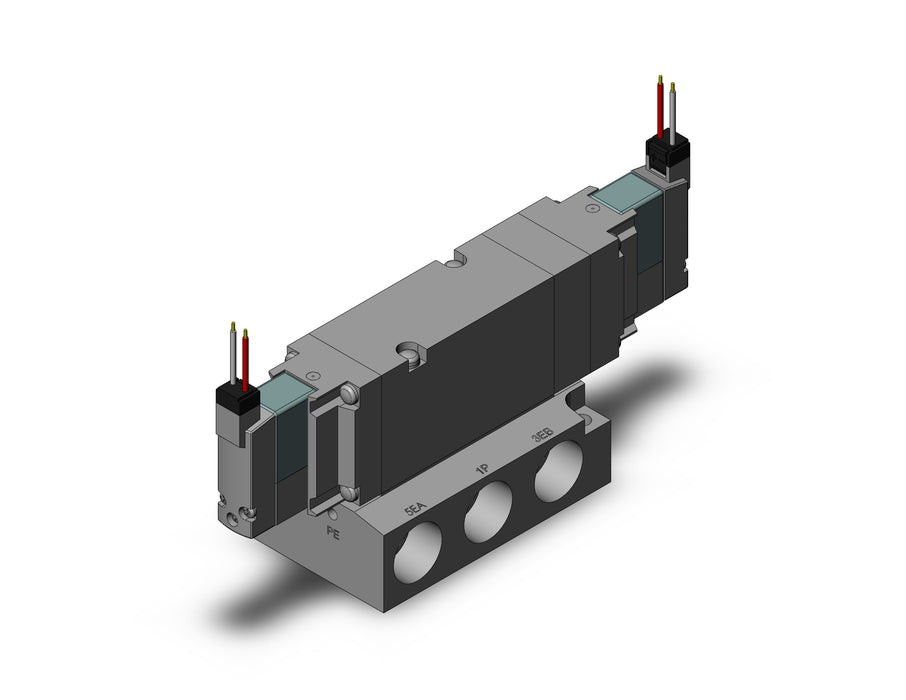 VF5444K-5MZ1-04N Pilot Operated 5 Port Solenoid Valve