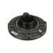 Mounted Cast Iron Flange Cartridge Ball Bearing 52100 Bearing Steel, Black Oxided Inner Setscrew Lock