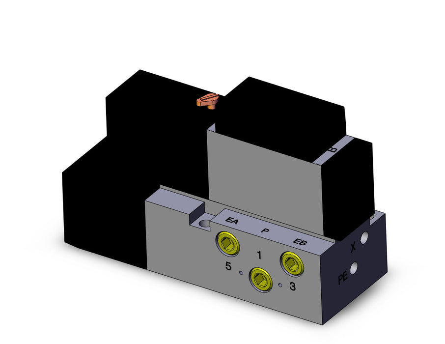VFR2100-1FZC-B01 VALVE SGL PLUG-IN BASE MOUNT