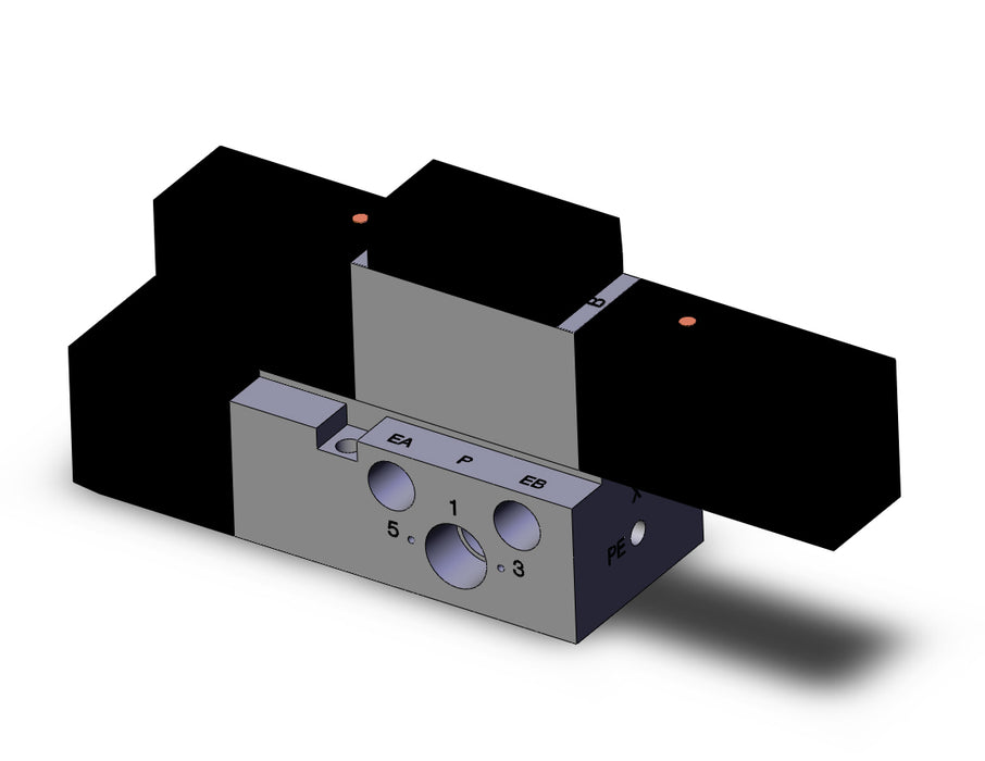 VFR2200-3FZ-02T VALVE DBL PLUG-IN BASE MOUNT