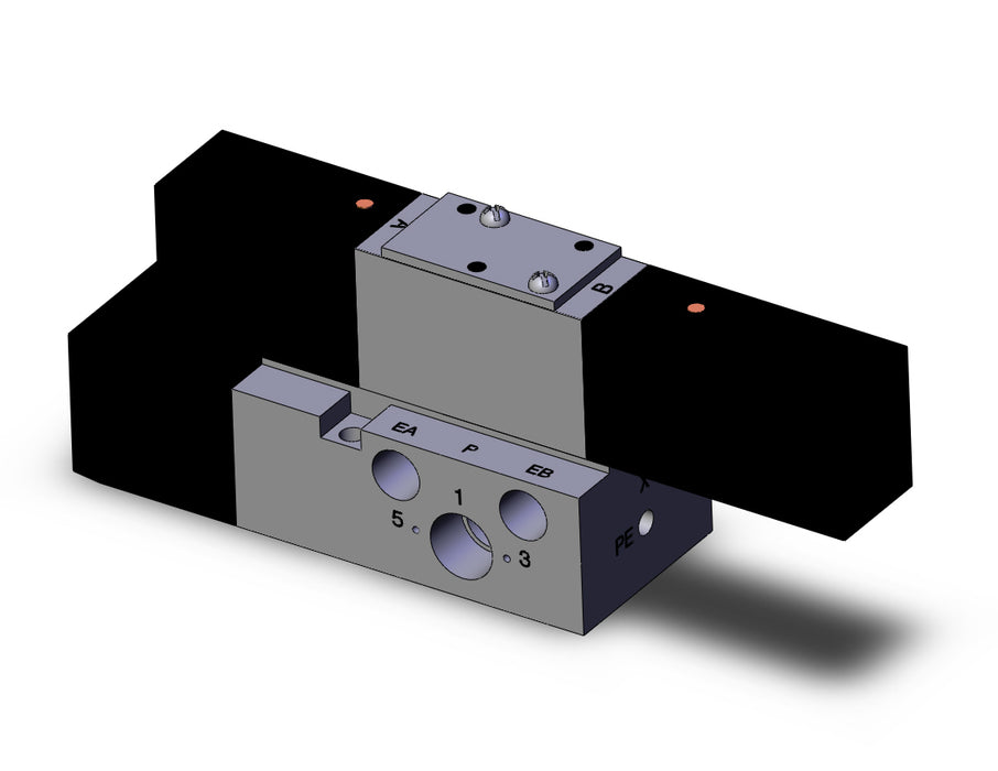VFR2200-5F-02 VALVE DBL PLUG-IN BASE MOUNT