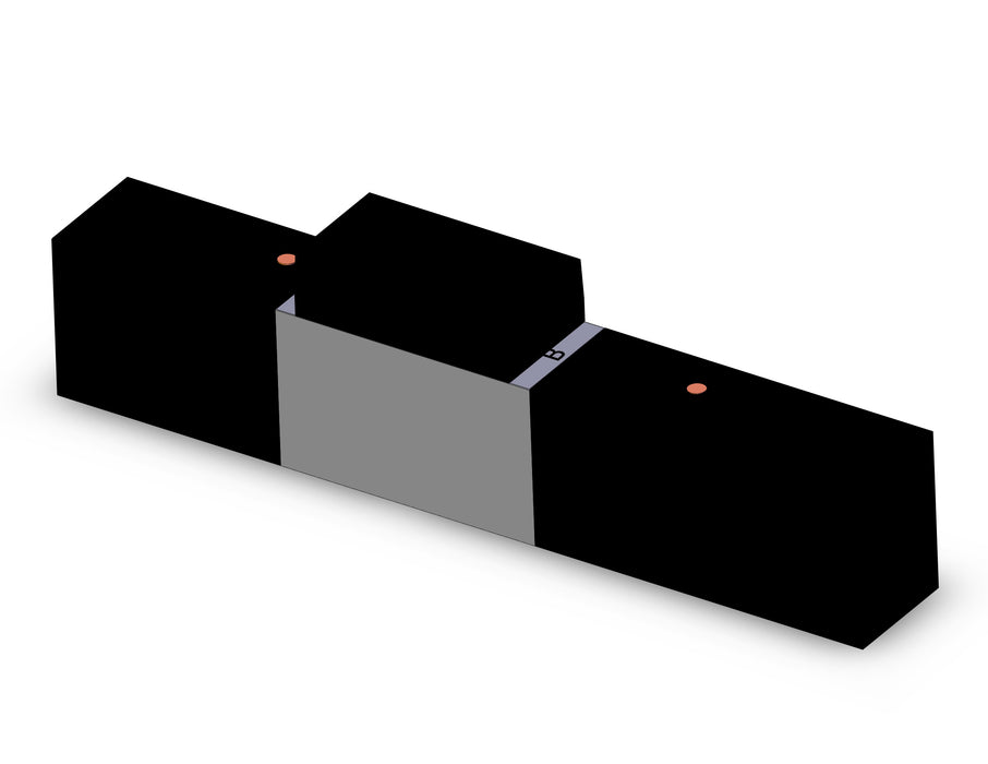 VFR2300-4FZ VALVE DBL PLUG-IN BASE MOUNT