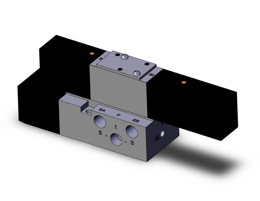 VFR2300-5F-01N VALVE DBL PLUG-IN BASE MOUNT