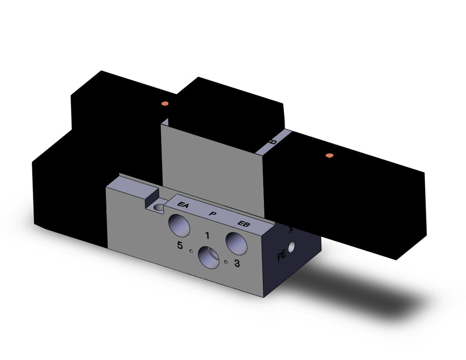 VFR2400-5FZ-01T VALVE DBL PLUG-IN BASE MOUNT
