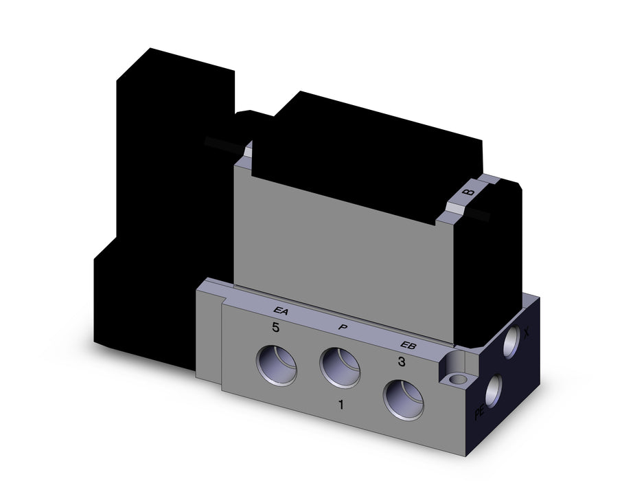 VFR3100R-5FZ-02N Valve, 5 Port Solenoid
