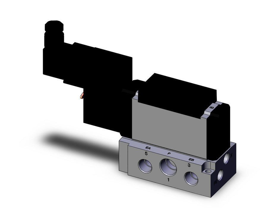 VFR3140-5DZC-03 VALVE, 2POS/SGL, NON PLUG-IN