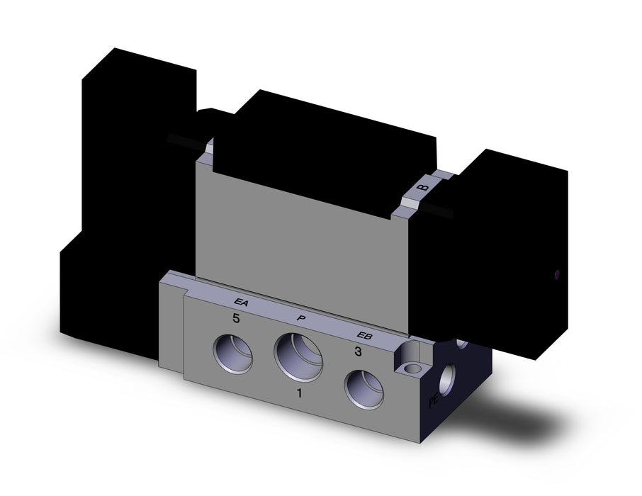 VFR3200R-5FZ-03 VALVE DBL PLUG-IN BASE MOUNT