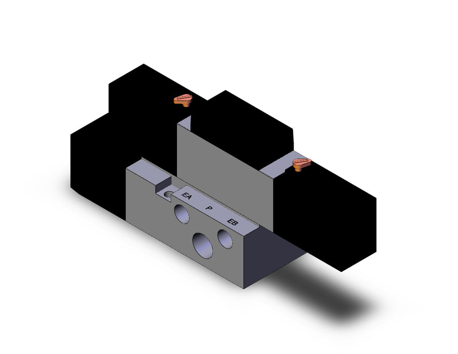 VFS2200-5FZC-02 VALVE DBL PLUG-IN BASE MT