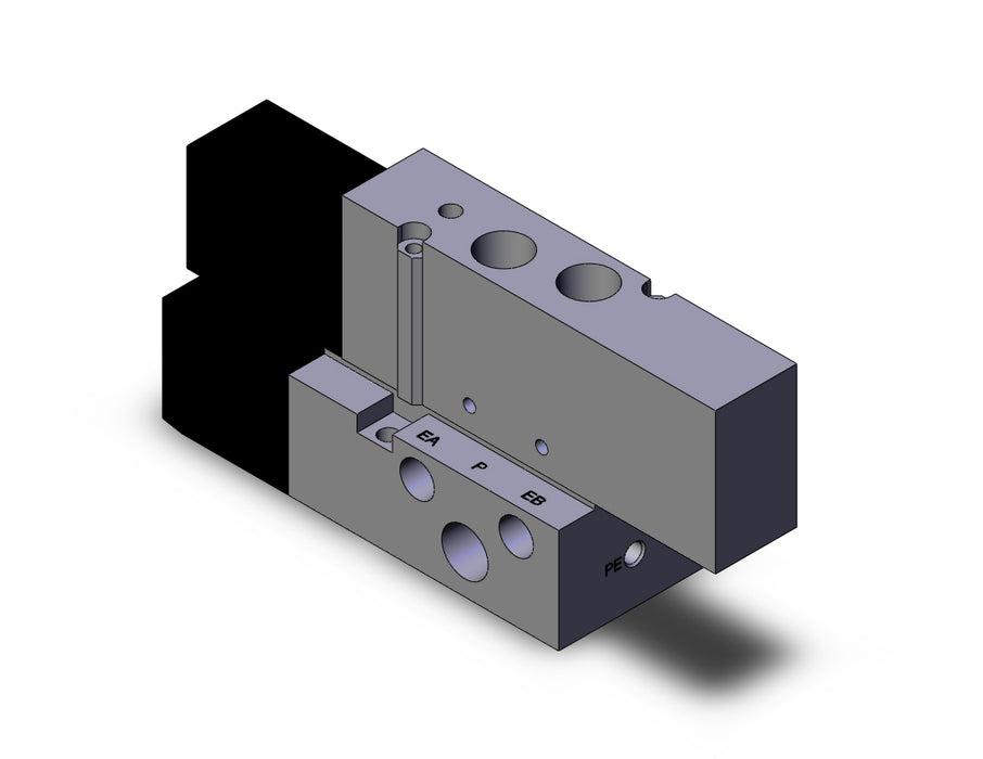 VFS2420R-5DO-02N 5 port pilot operated valve