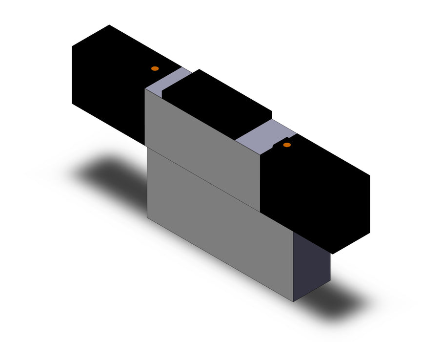 VFS2600-3F VALVE DBL PLUG-IN BASE MT