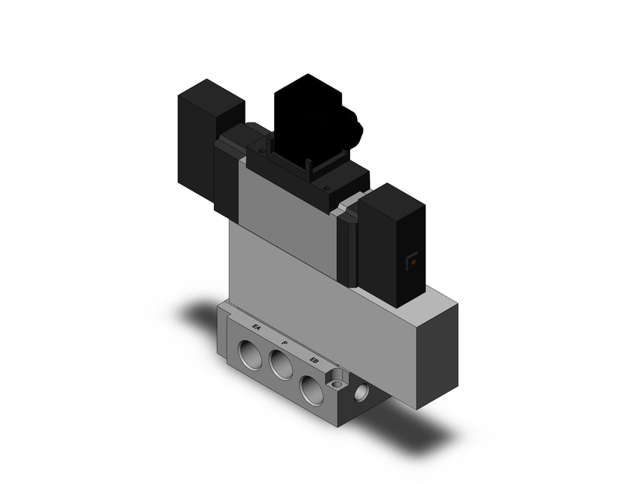 VFS3610-1D-03 VALVE DBL NON PLUG-IN BASE MT