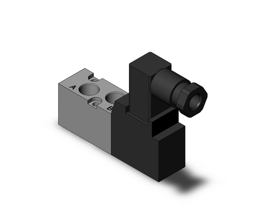 VK3120-5D-01N 5 PORT SOL VALVE POPPET TYPE, BODY PORT