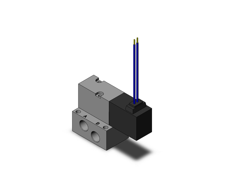VK3140-6G-01N 5 PORT SOL VALVE POPPET TYPE, BASE MOUNT