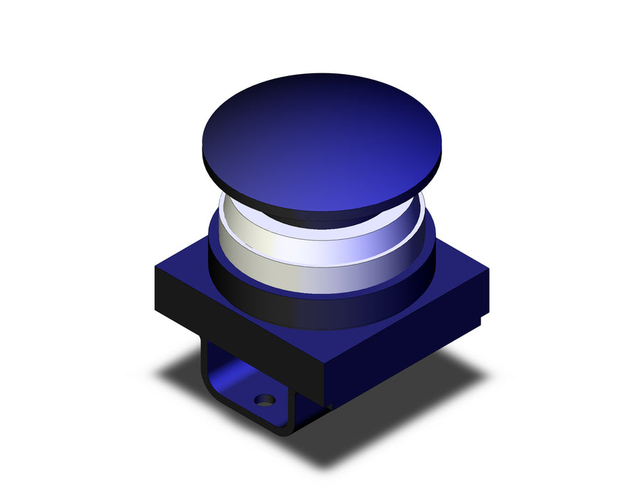 VM-30AB PUSH BUTTON, MUSHROOM (BLACK)