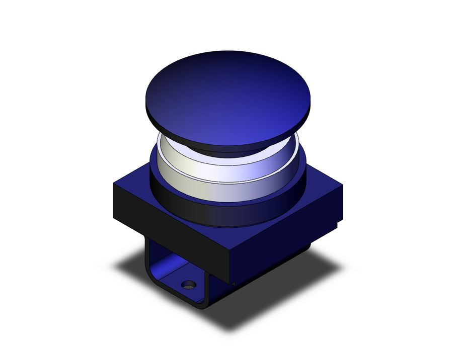 VM-30CB PUSH-BUTTON, MUSHROOM (BLACK)