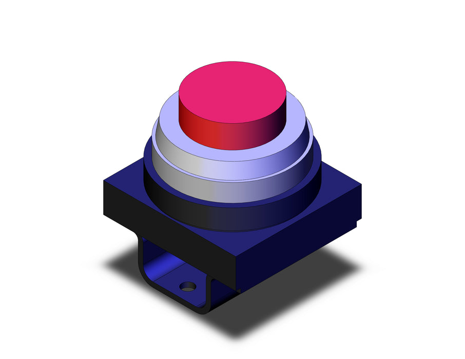VM-32AR PUSH BUTTON, EXTENDED (RED)