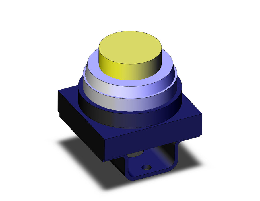 VM-32AY PUSH BUTTON, EXTENDED (YELLOW)