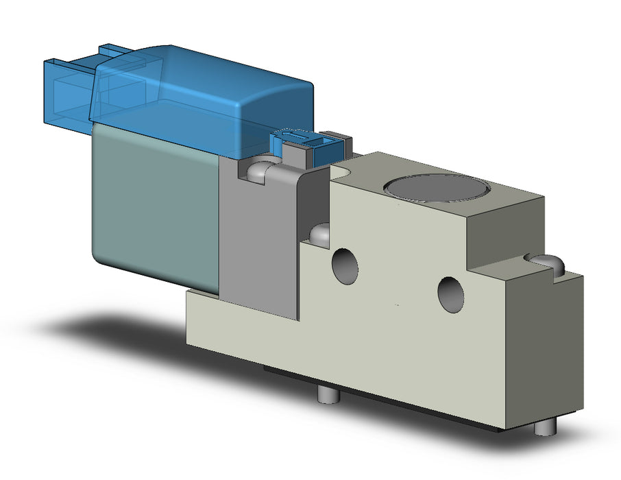 VQZ115-5MO1-CP 3 PORT BASE MOUNTED SOLENOID VALVE
