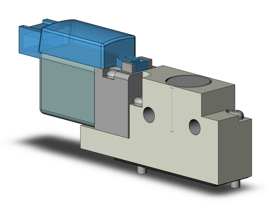 VQZ115K-6MO1-CP 3 PORT BASE MOUNTED SOLENOID VALVE