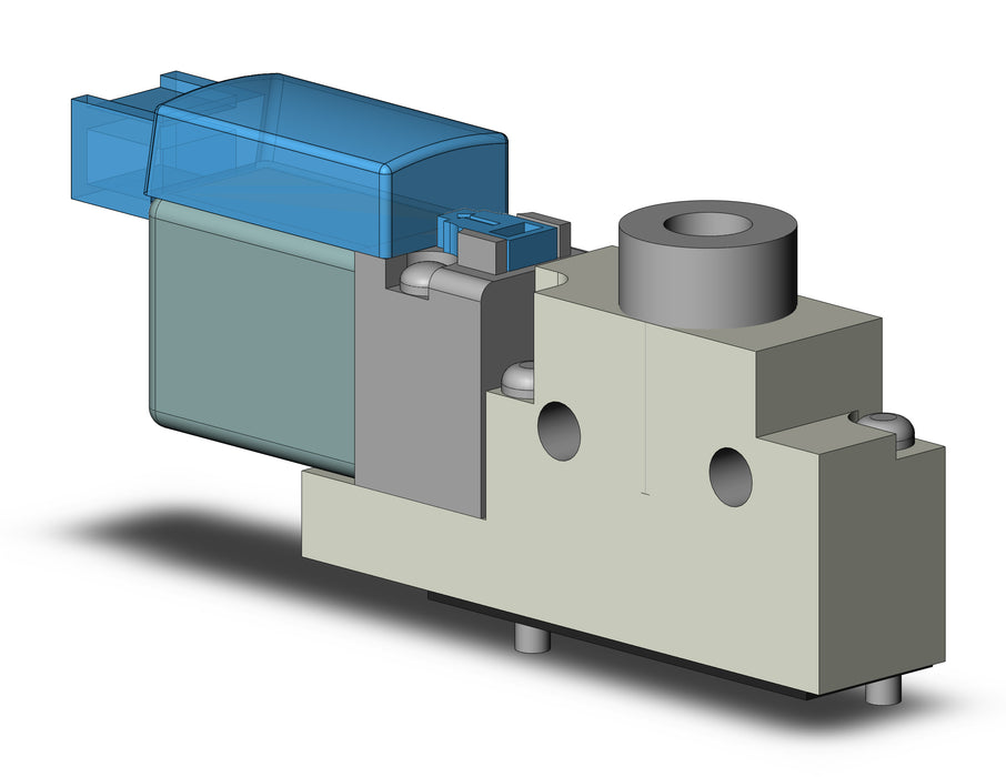 VQZ115R-5LO1-M5 3 PORT BASE MOUNTED SOLENOID VALVE