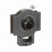 Mounted Cast Iron Wide Slot Take Up Ball Bearing 52100 Bearing Steel, Black Oxided Inner Setscrew Lock