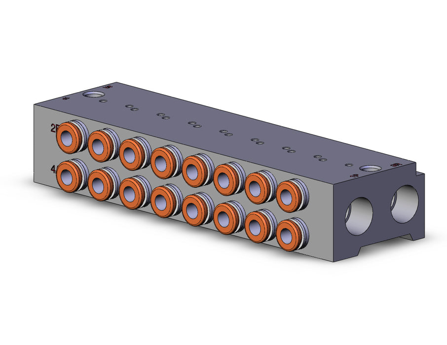 VV4QD15-08C4 Plug Lead Unit Manifold