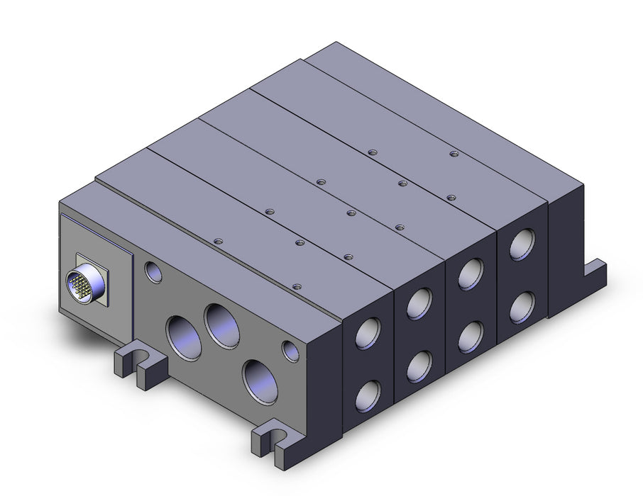 VV5FS3-01CD-041-03T 4 STA. MFLD, PLIG-IN W/ MULTI CONNECTOR
