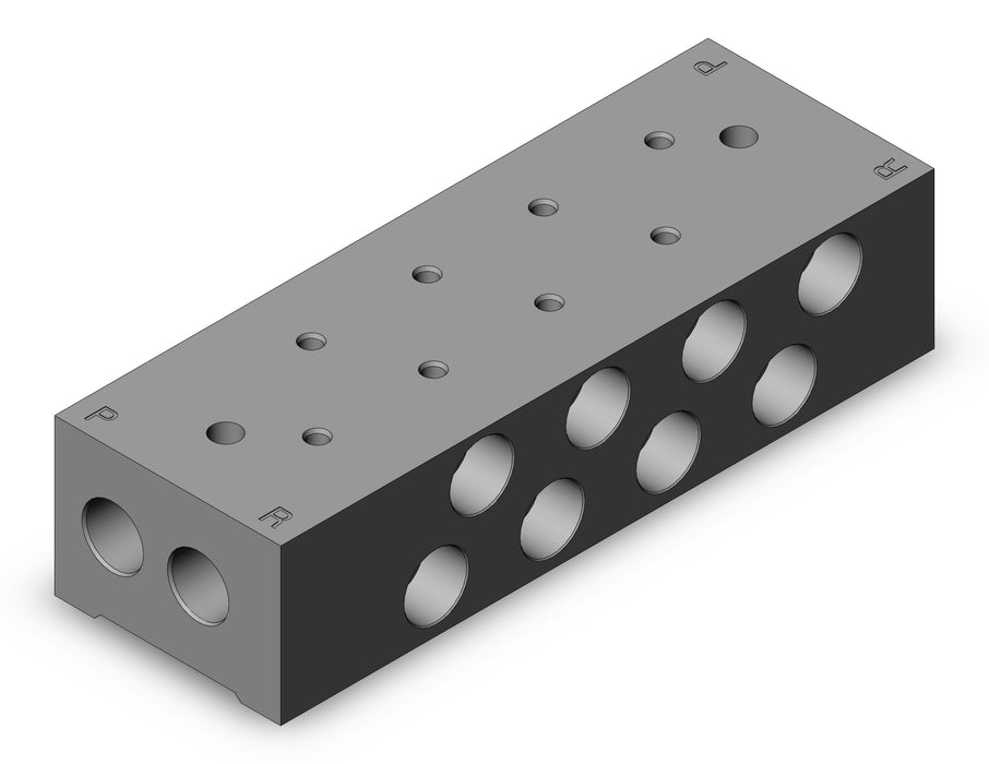 VV5K3-42-04-01N MANIFOLD, EXTRUDED ALUMINUM BAR