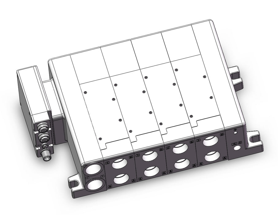 VV5QC51-0404TSEBN VQC5000 valve manifold