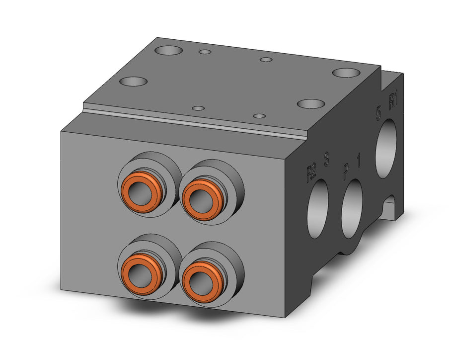 VV5QZ15-02N1TC VQZ1000 Base Mounted Manifold