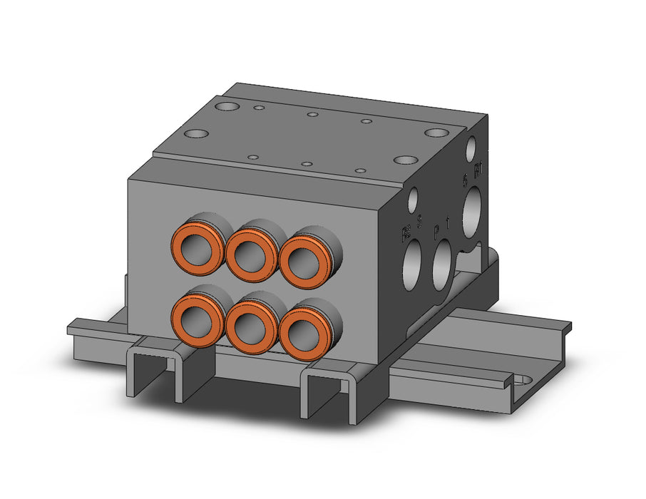 VV5QZ15-03N7TC-D0R VQZ1000 Base Mounted Manifold
