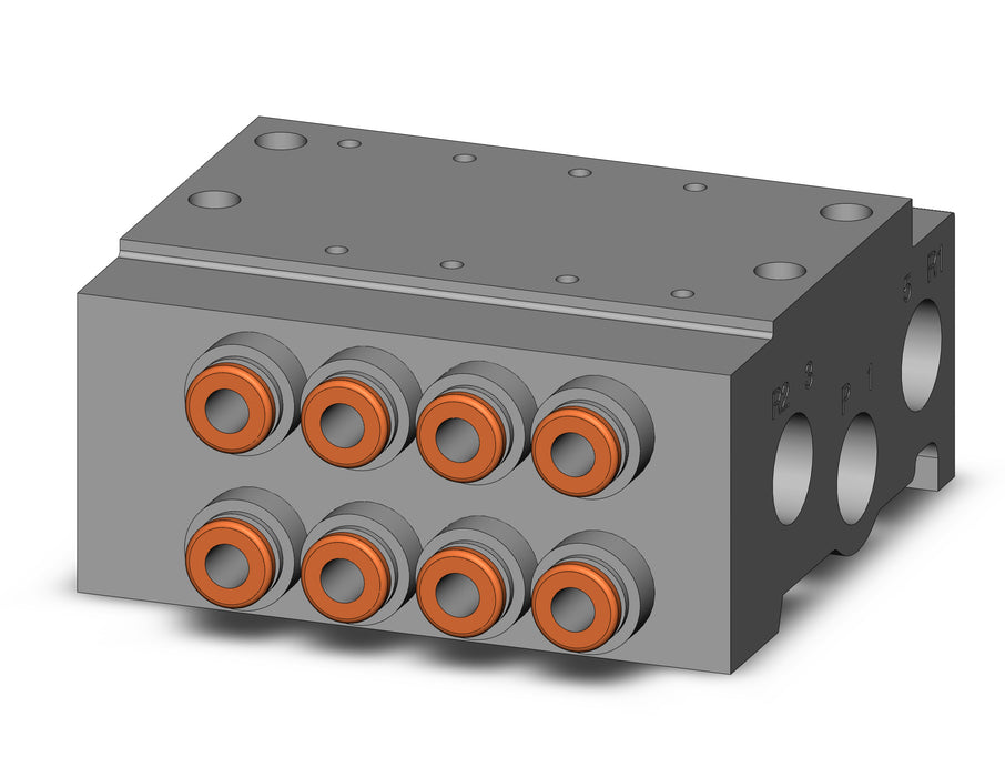 VV5QZ15-04C4C VQZ1000 BASE MOUNTED MANIFOLD